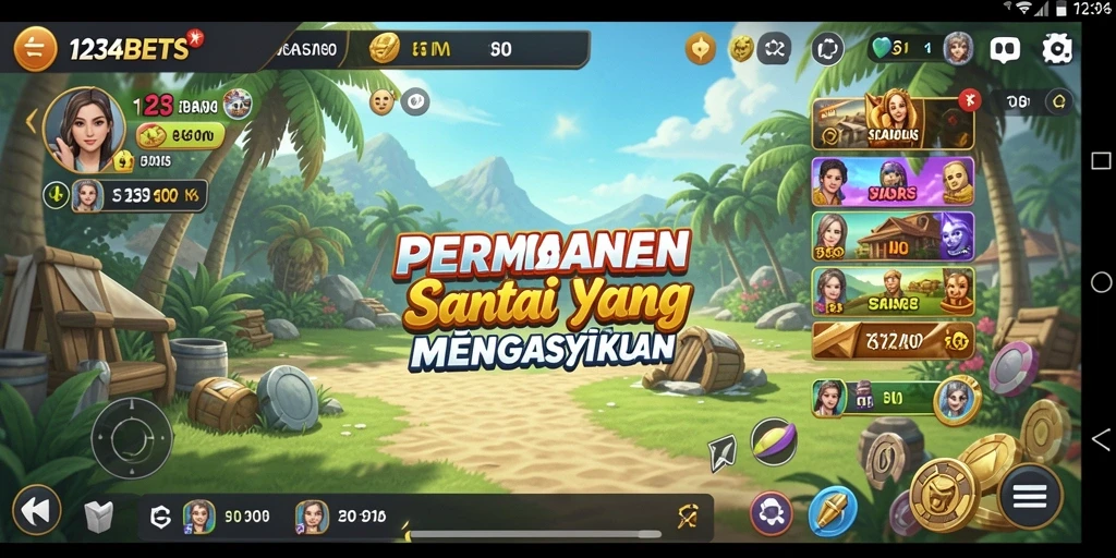 Gameplay seru dalam 1234BETS dengan tantangan menarik.