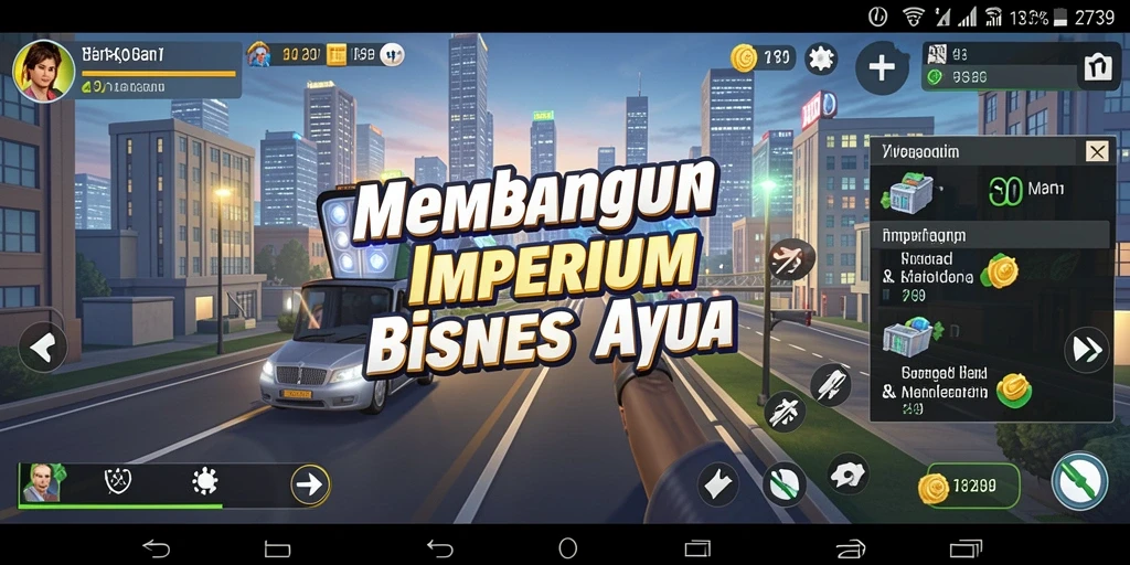 Tampilan gameplay <strong>2739</strong> yang menarik dengan berbagai elemen bisnis.