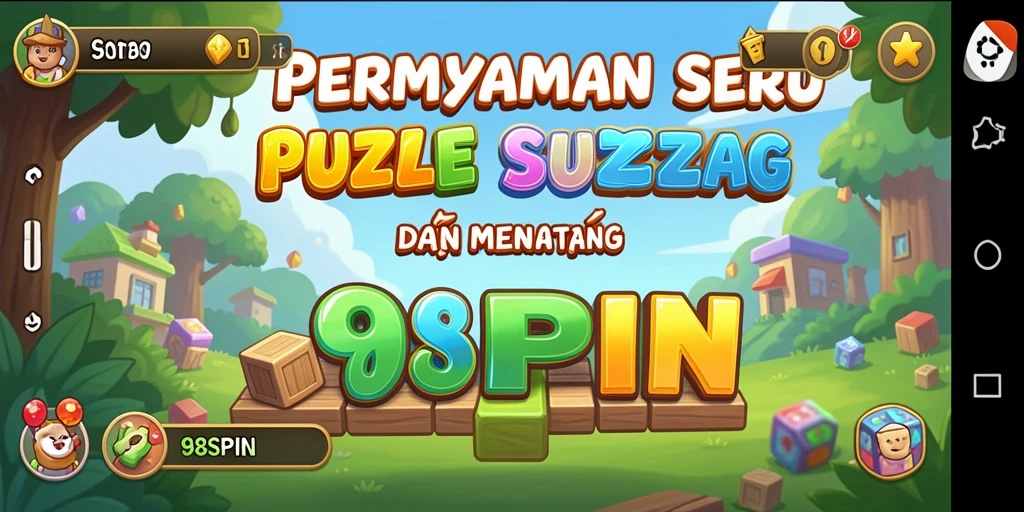 Screenshot gameplay <strong>98SPIN</strong> menunjukkan tantangan puzzle yang menarik.