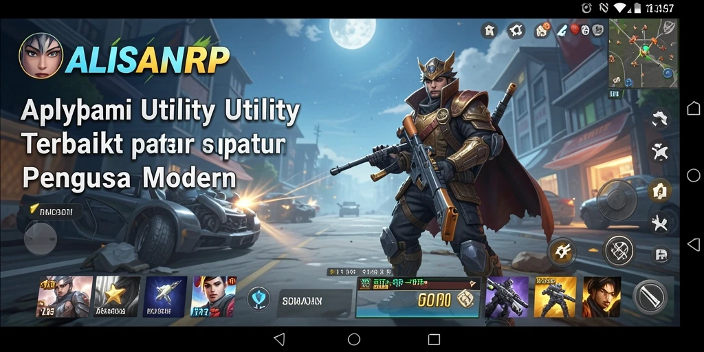 Tampilan antarmuka ALISANRP yang user-friendly dan menarik.