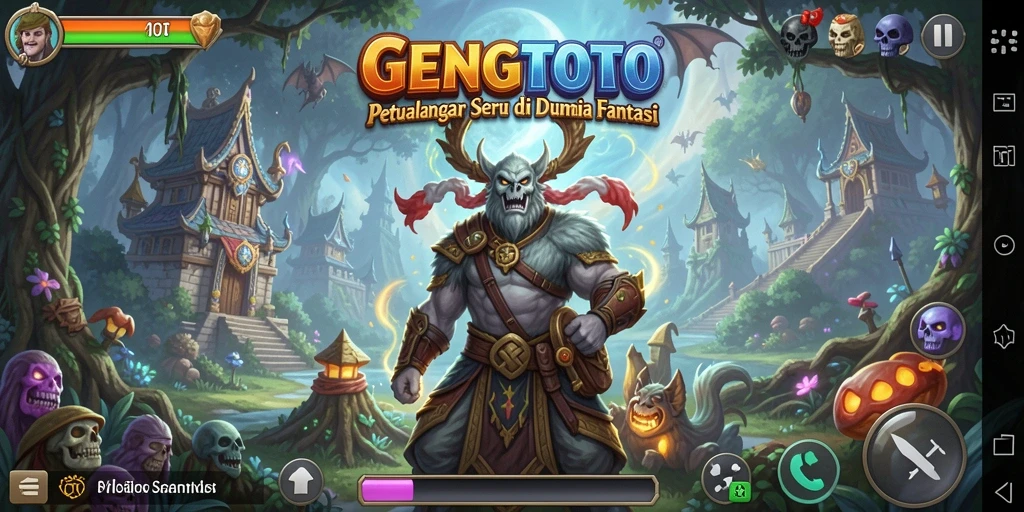 Gameplay seru GENGTOTO di dunia petualangan.