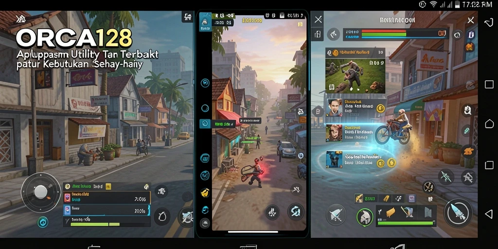 Tampilan antarmuka pengguna ORCA128 yang modern dan fungsional.