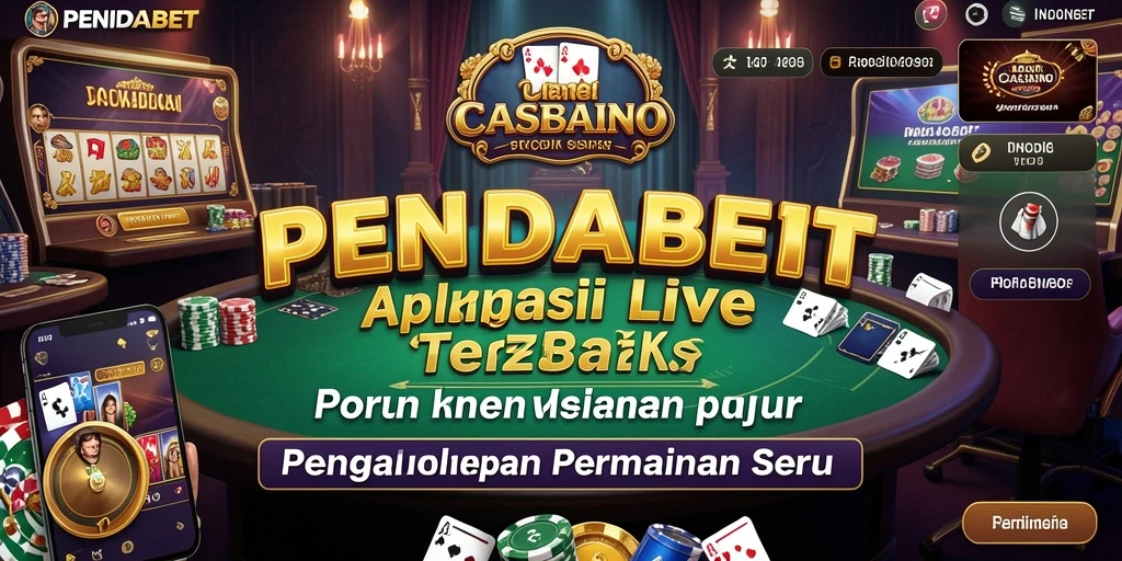 Tampilan menarik dari gameplay Live Casino di PENIDABET.